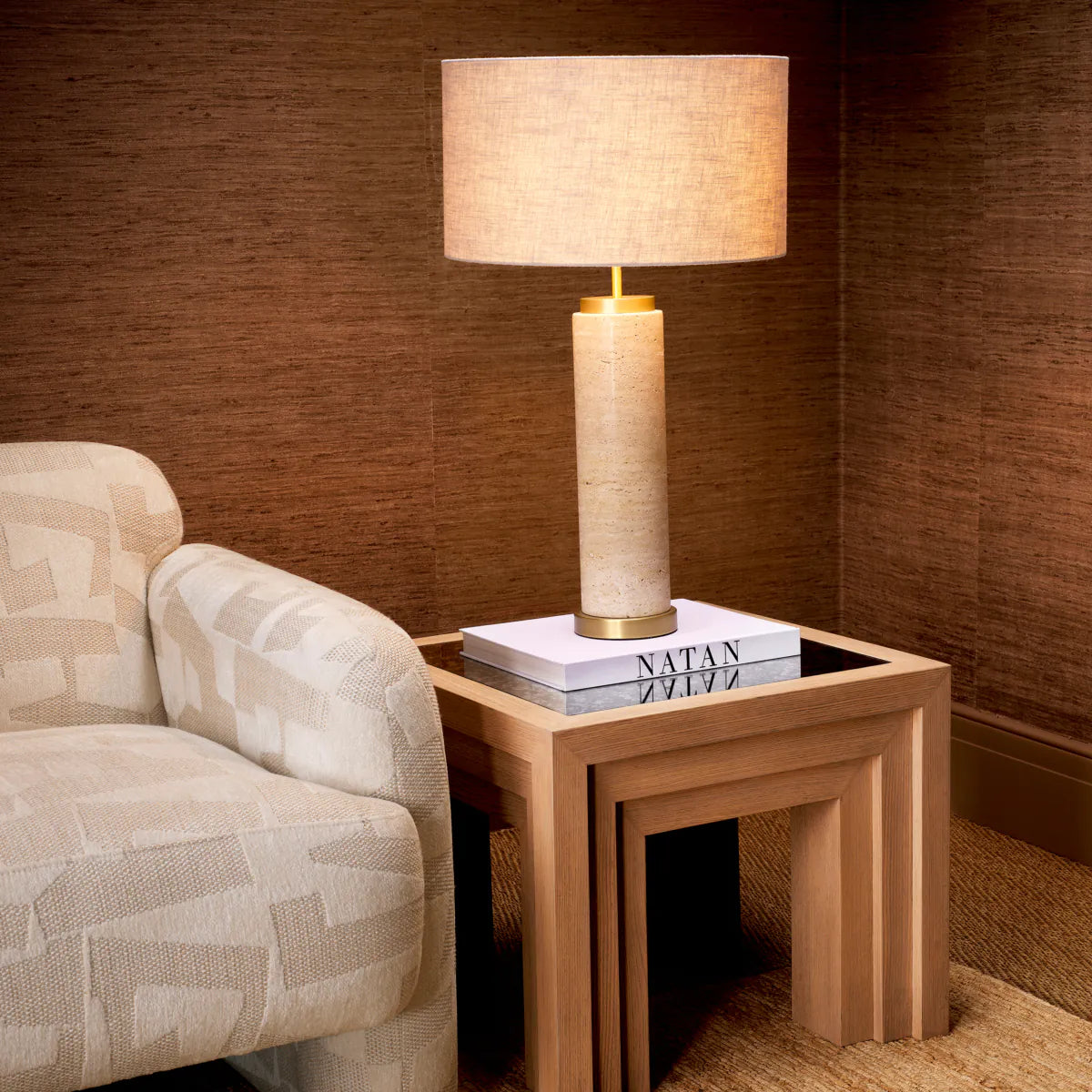 The MET x Eichholtz side table Metropolitan natural