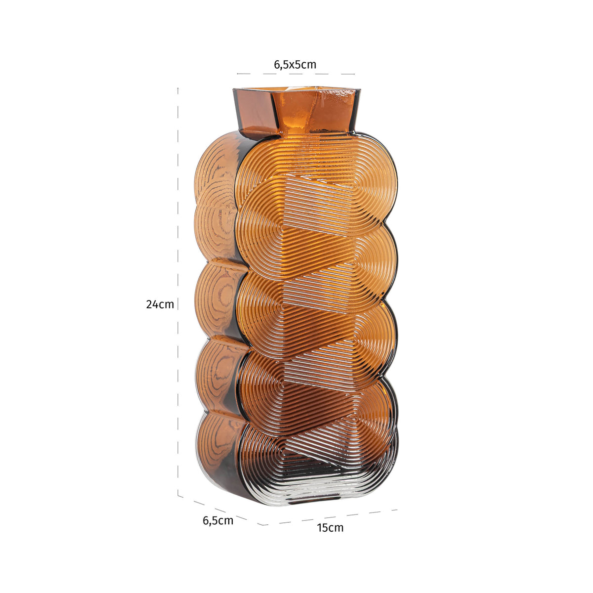 Vase Venice marron grand