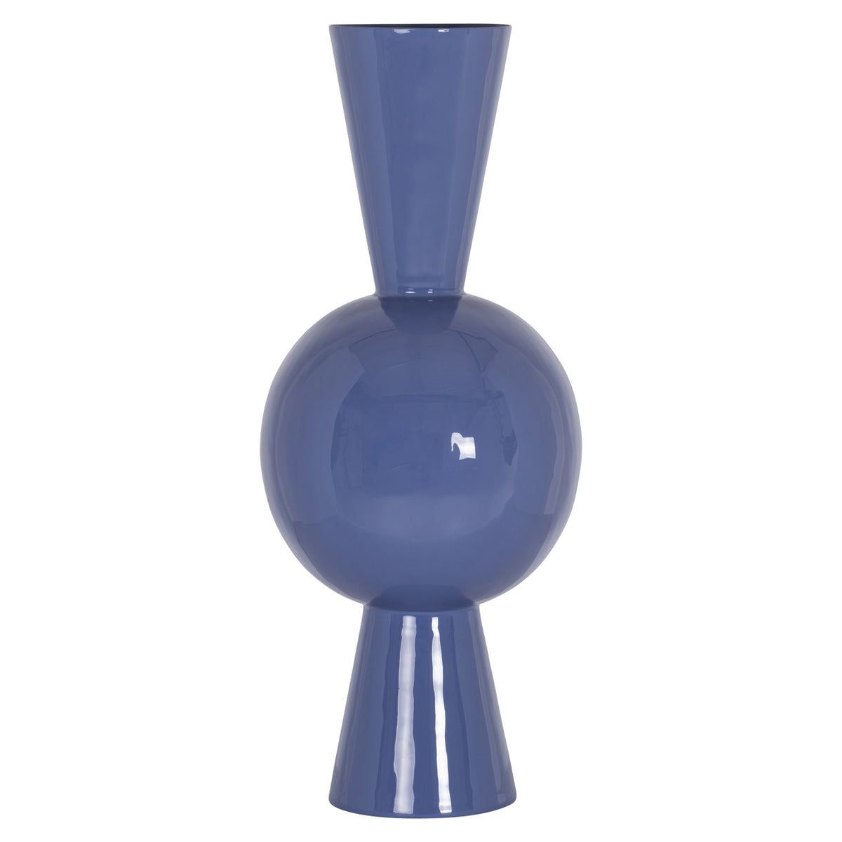 Vase Arliss bleu pervenche