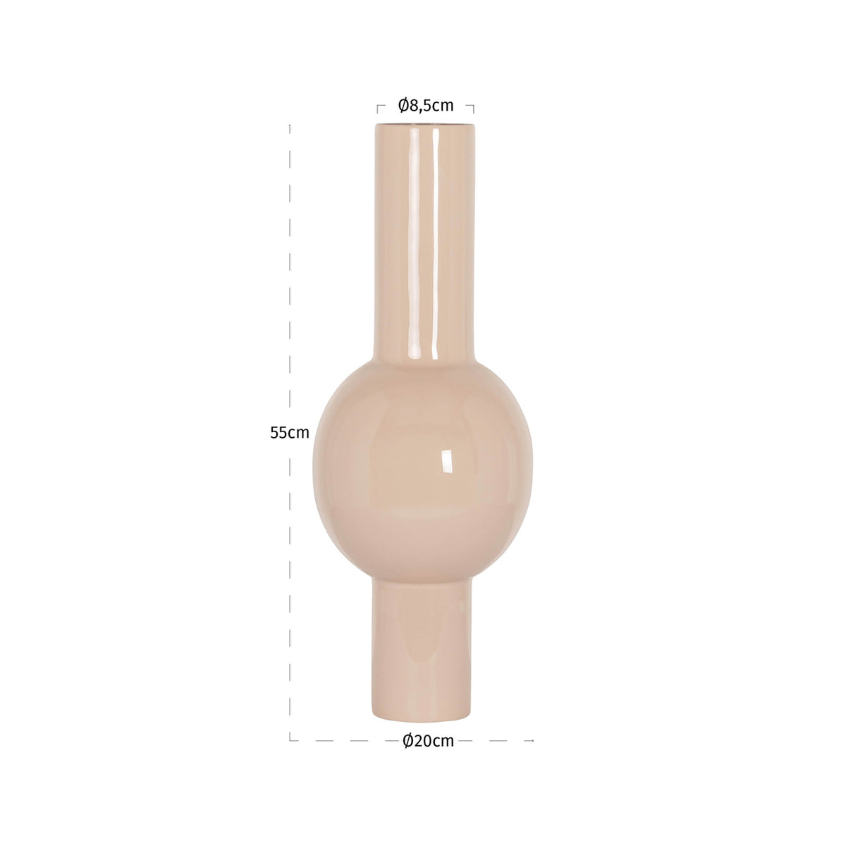 Novee vase tapioca
