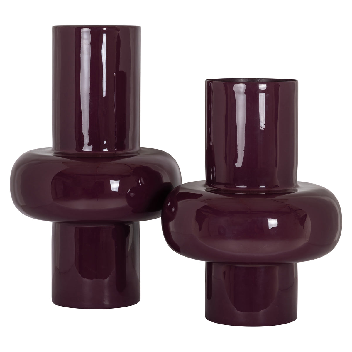 Vase Ashlyn bordeaux grande