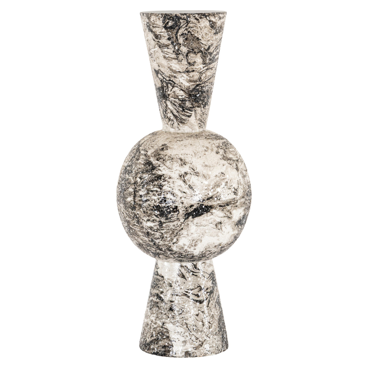 Vase Florry noir/blanc