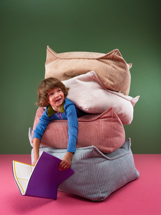 Wigiwama quadratischer Hocker - Rosa