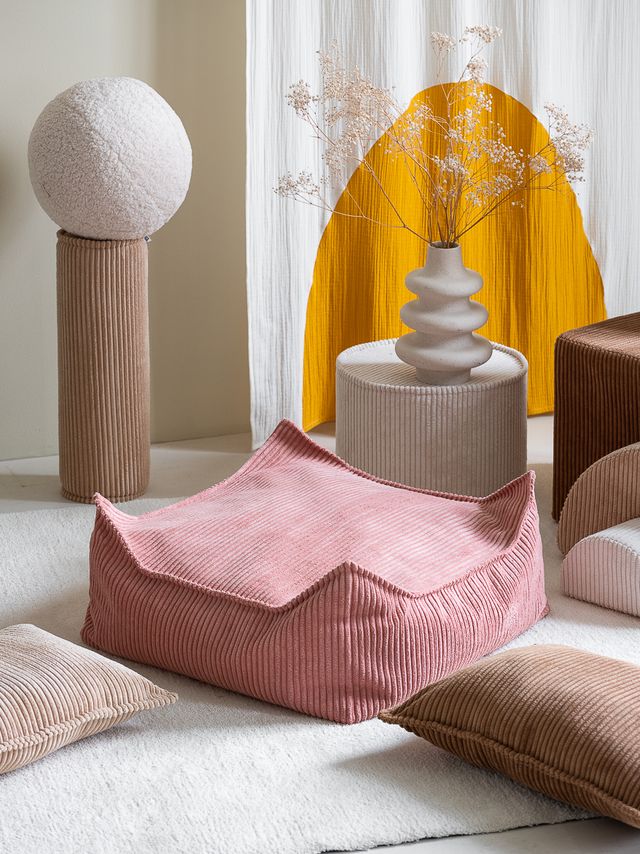Wigiwama quadratischer Hocker - Rosa