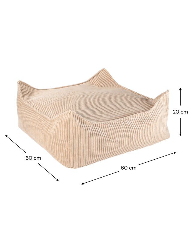 Wigiwama quadratischer Hocker - Braun