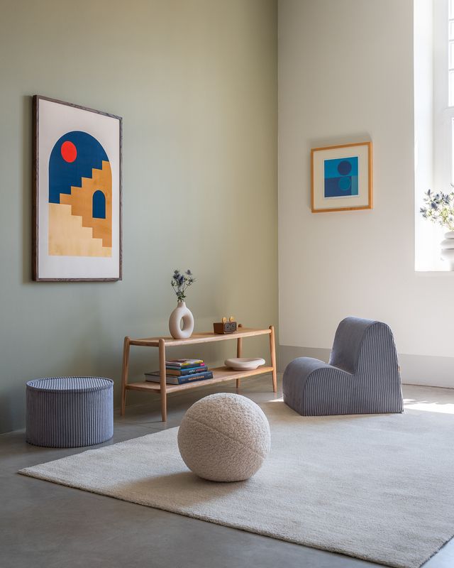 Wigiwama Pouffe - Blue