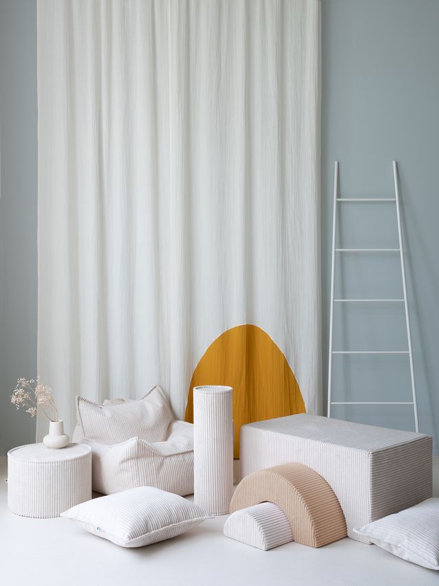 Fauteuil poire Wigiwama - Blanc