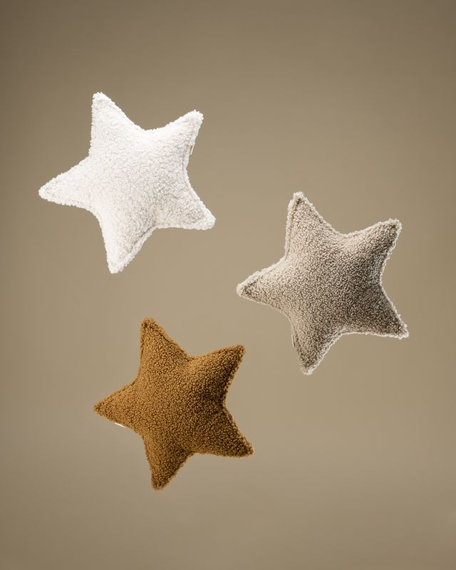 Wigiwama Coussin étoile - Crème