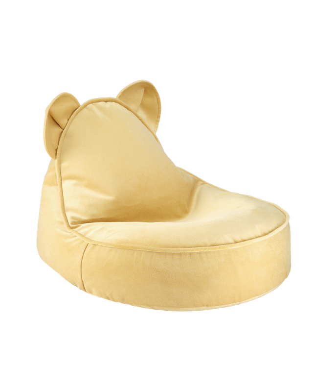 Fauteuil poire ourson Wigiwama - marron