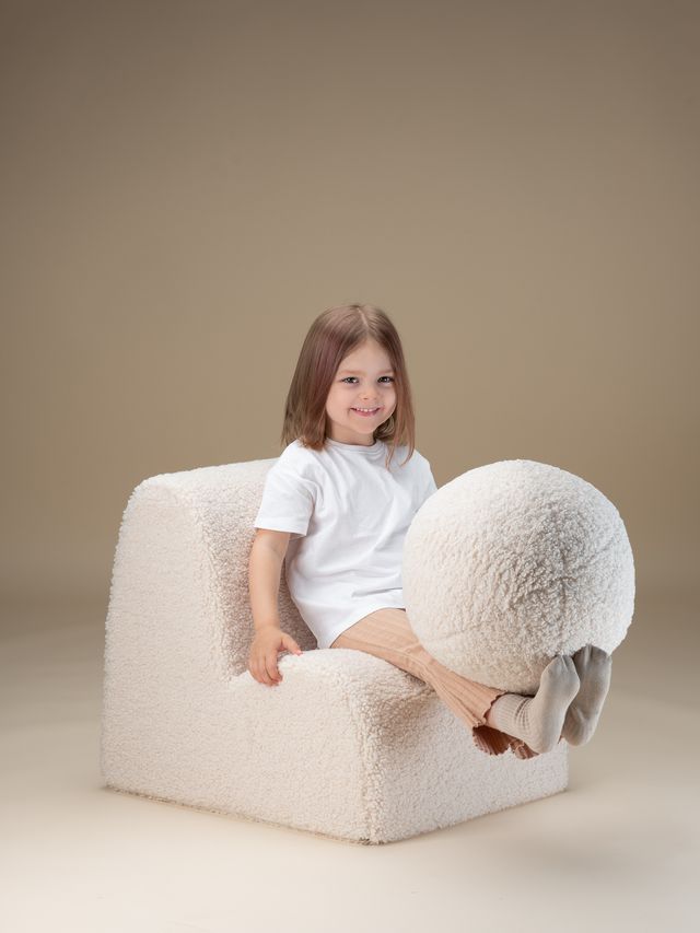 Coussin boule Wigiwama - Crème