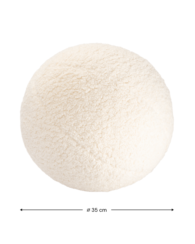 Coussin boule Wigiwama - Crème