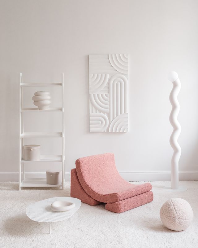 Coussin boule Wigiwama - Crème