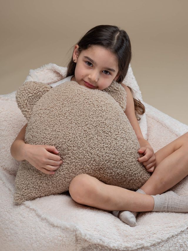 Wigiwama Bear Cushion - Brown
