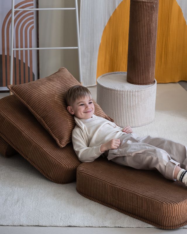 Wigiwama Block Cushion - Brown
