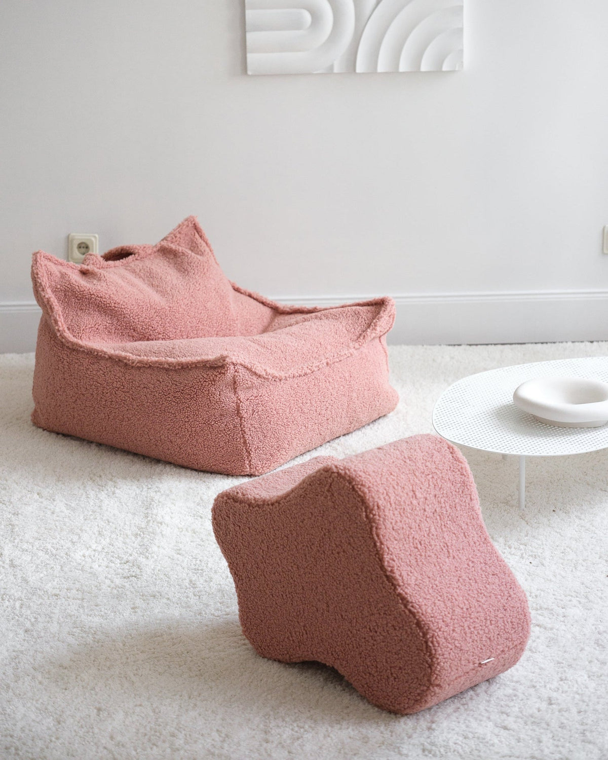 Pouf nuage Wigiwama - rose