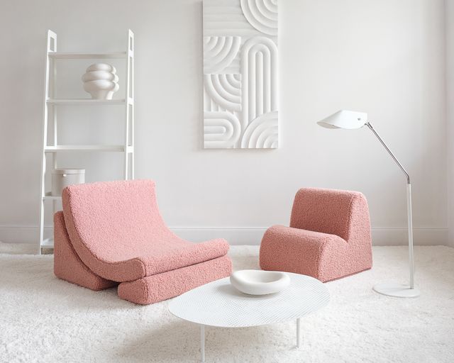 Fauteuil lune Wigiwama - Rose