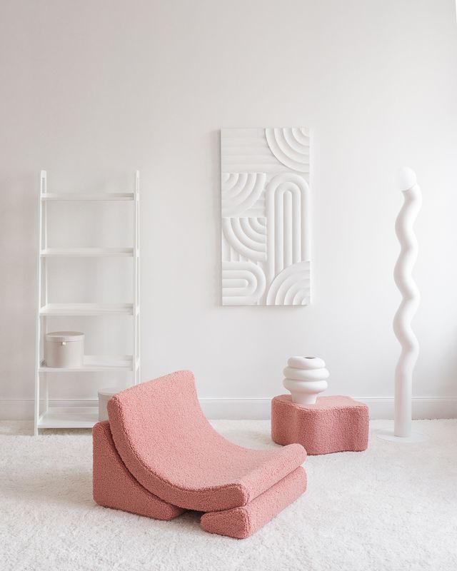 Fauteuil lune Wigiwama - Rose