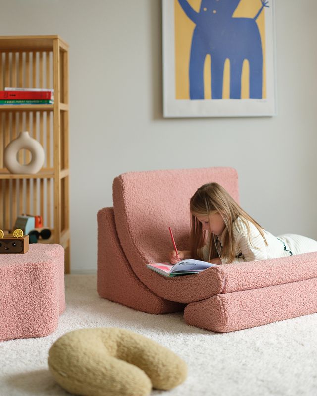 Fauteuil lune Wigiwama - Rose