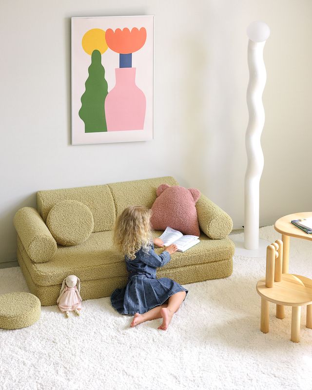 Wigiwama Bear Cushion - Pink