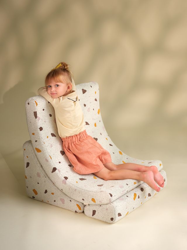 Wigiwama Terrazzo Moon Chair - Multi_Color