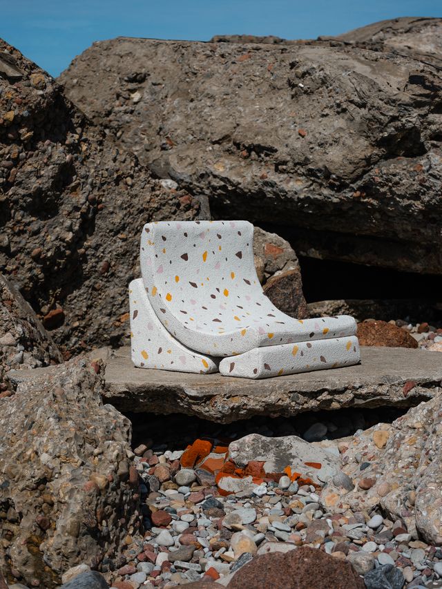 Wigiwama Terrazzo Moon Chair - Multi_Color