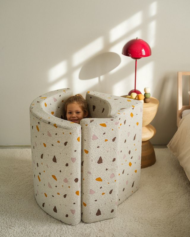 Wigiwama Terrazzo Moon Chair - Multi_Color