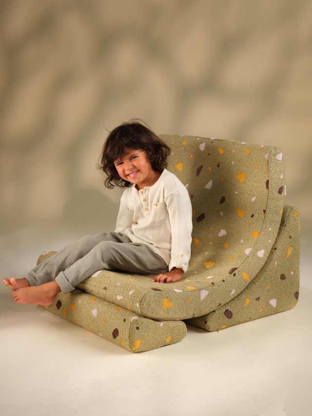 Fauteuil lune Terrazzo Wigiwama - Vert