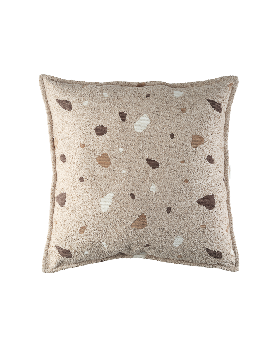 Wigiwama Terrazzo Block Cushion - Beige