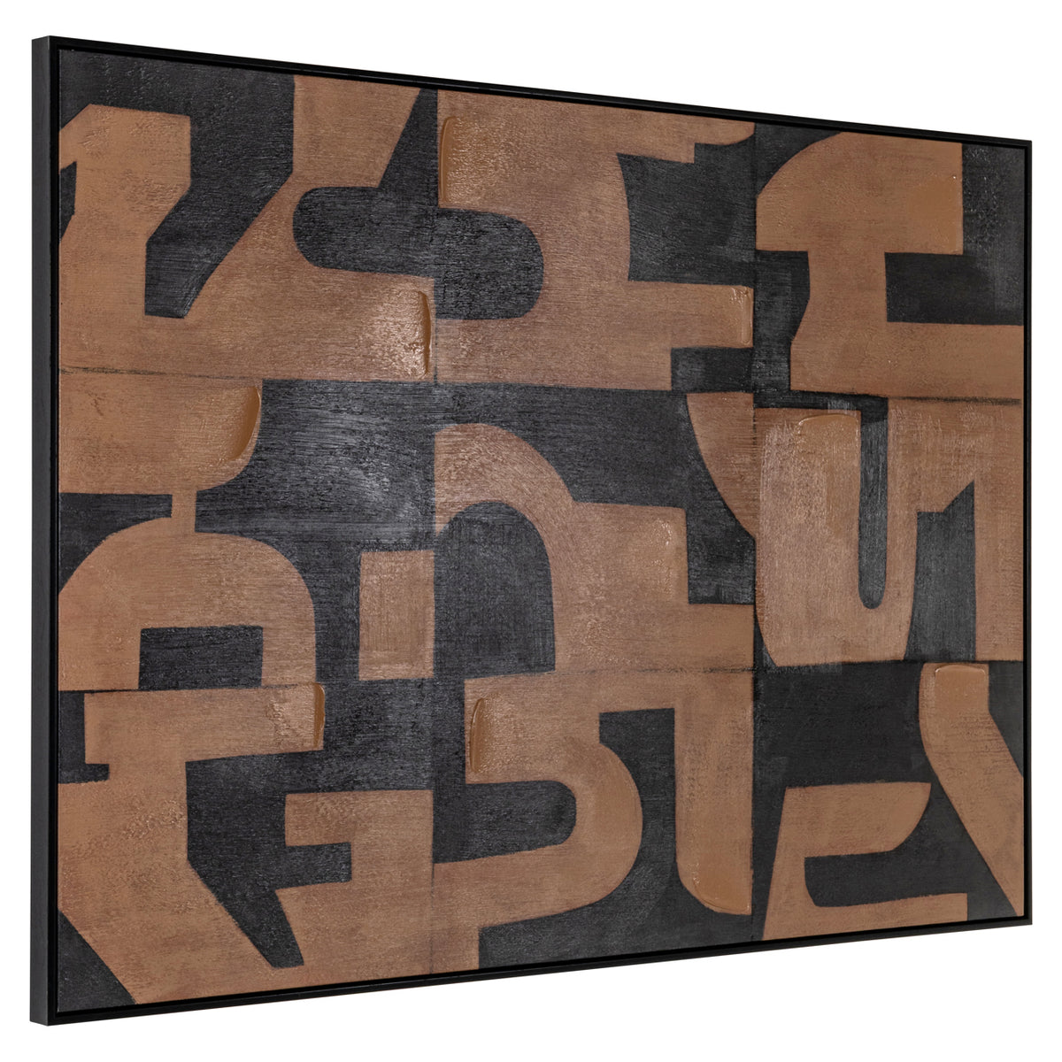 Wall art Cascade brown