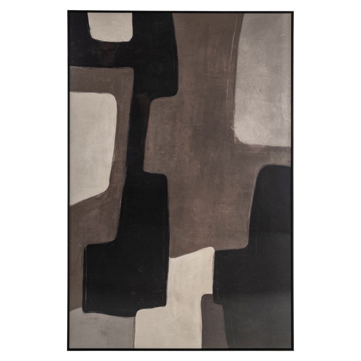 Wall art Mirage brown left