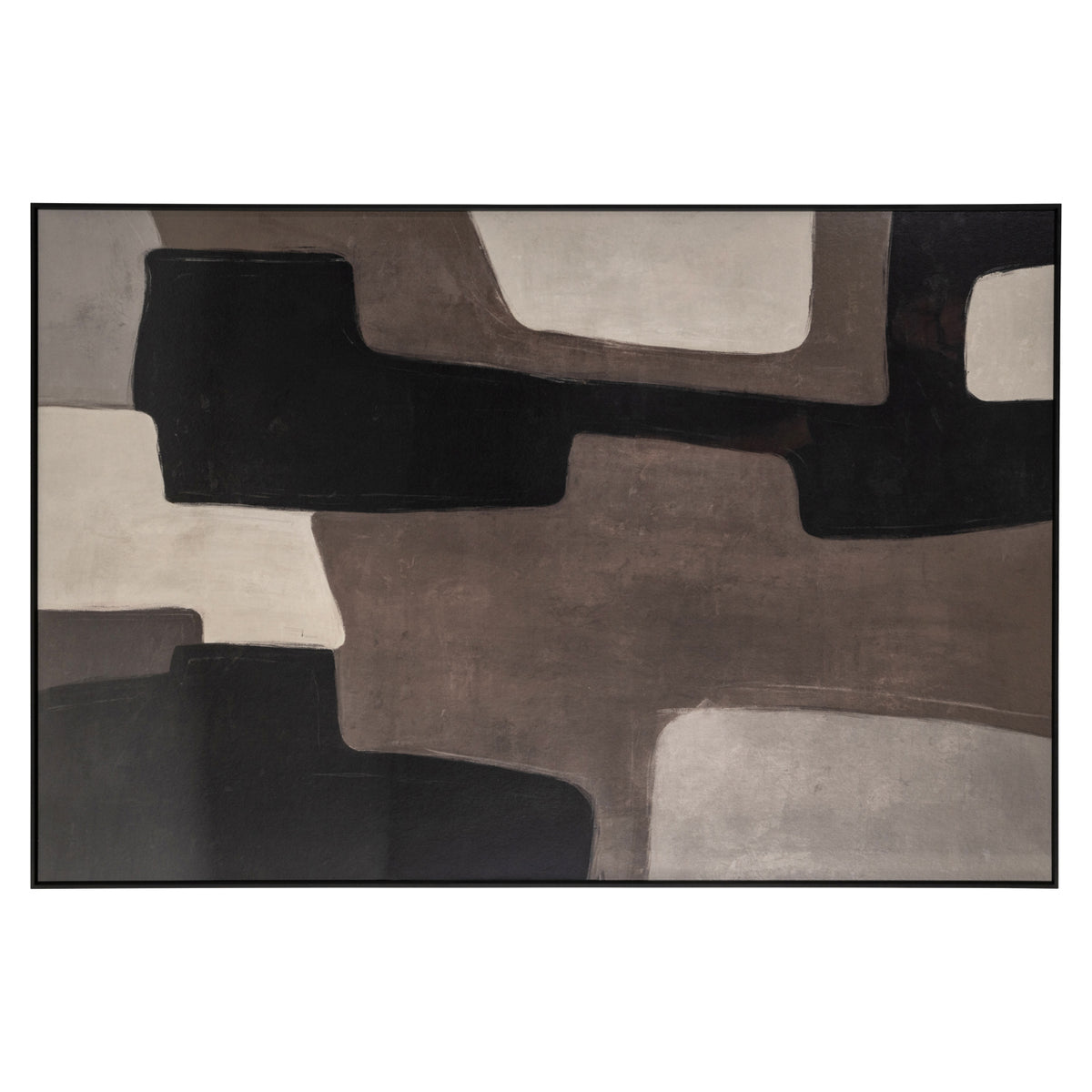 Wandkunst Mirage Braun links
