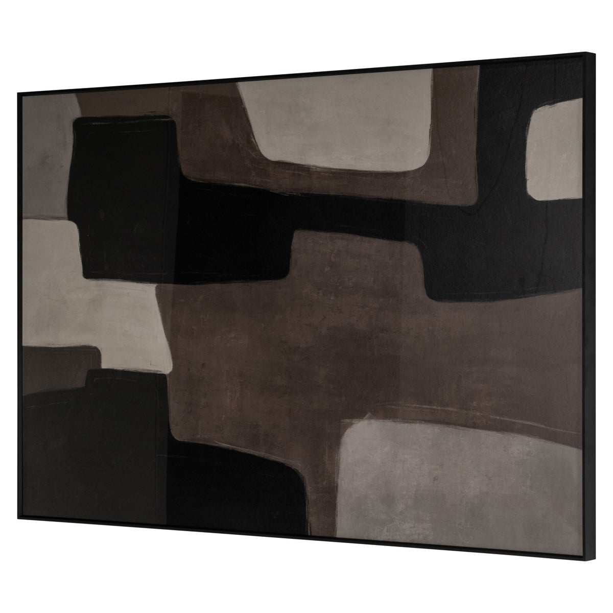 Wandkunst Mirage Braun links