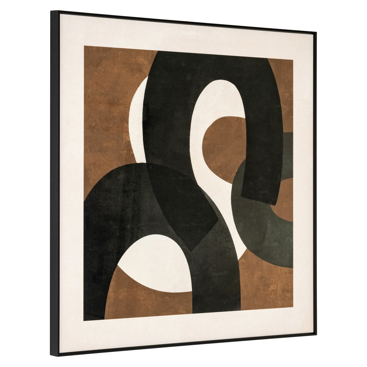 Art mural Euphoria brun gauche