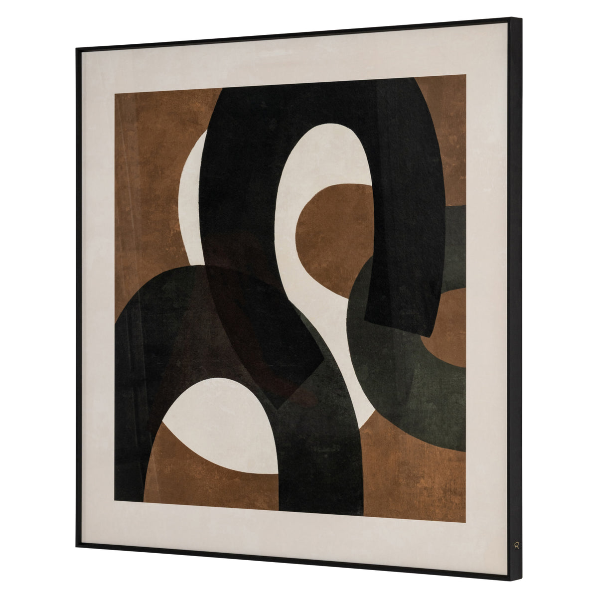 Art mural Euphoria brun gauche