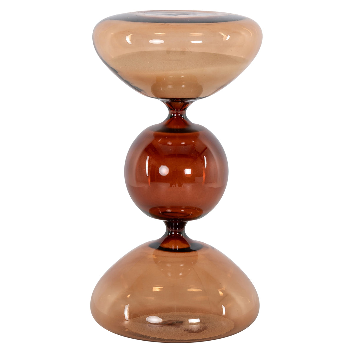 Elba Decorative Object brown hourglass small