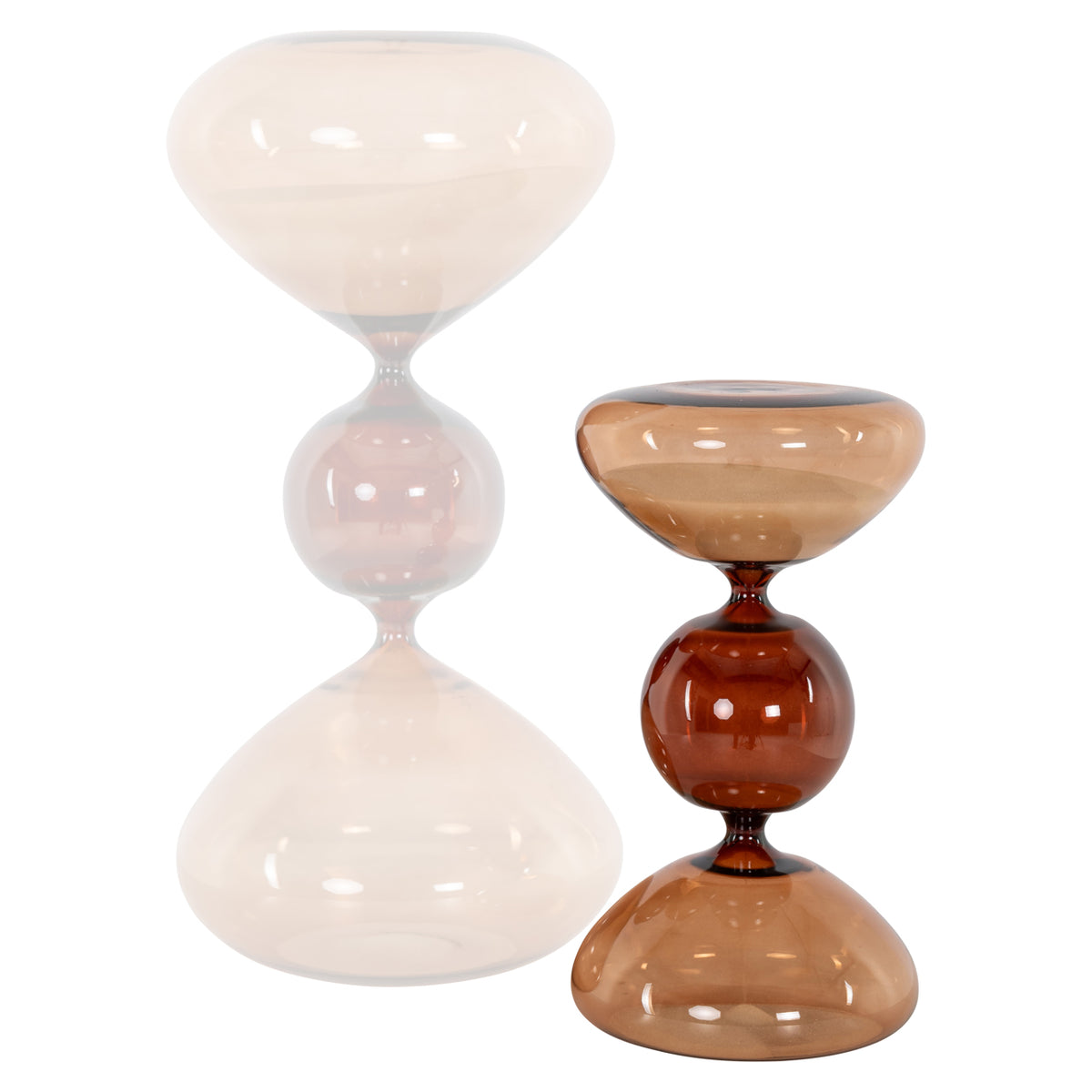 Elba Decorative Object brown hourglass small