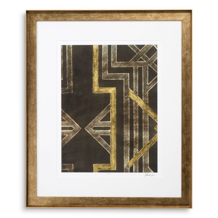 Print Trellis Pattern by Ethan Harper I set of 2-4