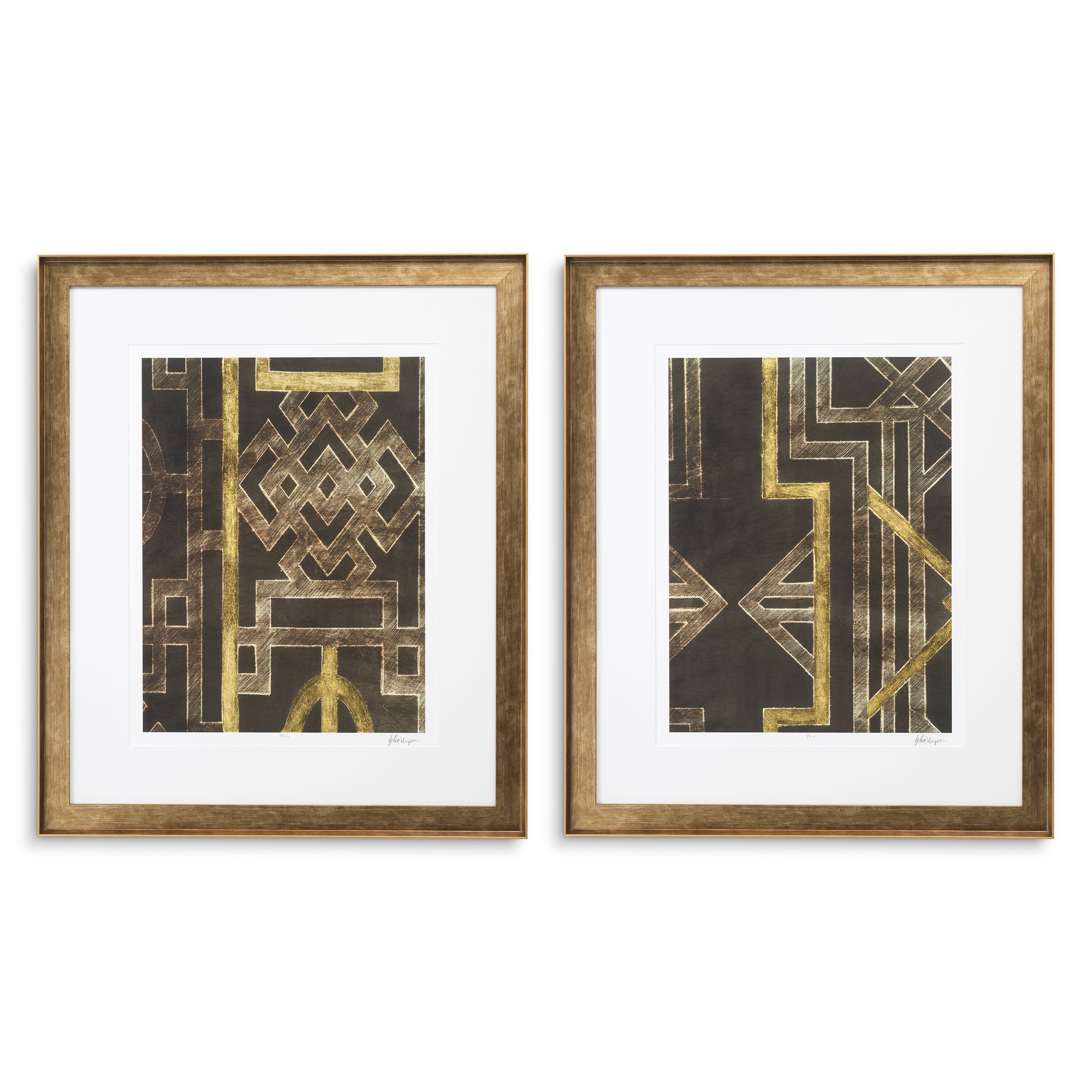 Print Trellis Pattern by Ethan Harper I set of 2-1
