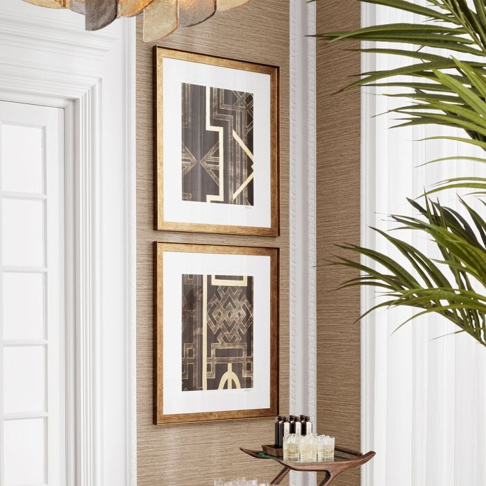 Print Trellis Pattern by Ethan Harper I set of 2-2