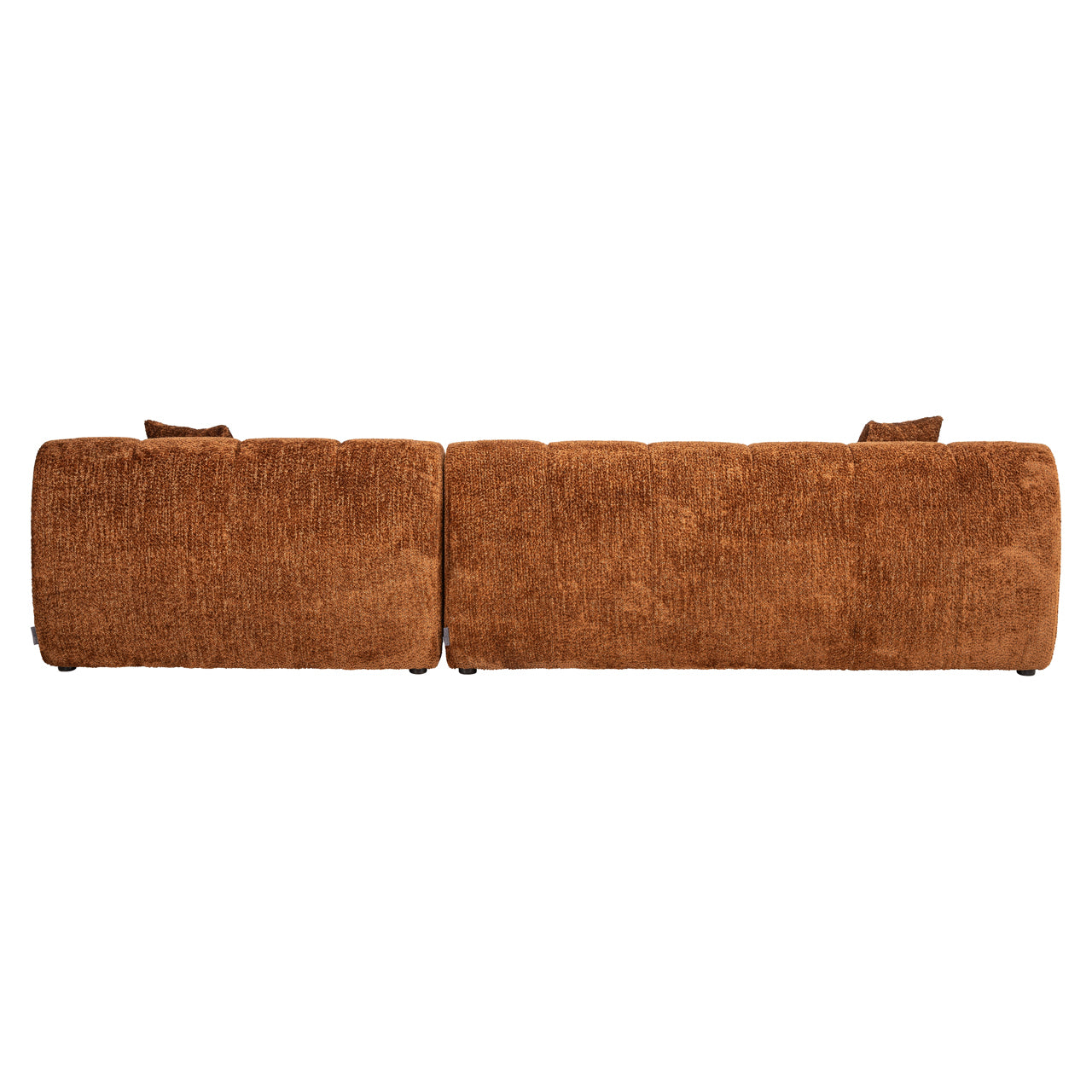 Cube sofa, lovely cinnamon, 3-seater + right-hand chaise lounge