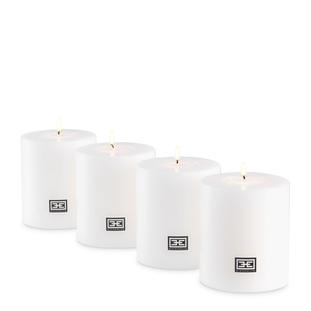 ARTIFICIAL CANDLE Eichholtz Ø 7 X H. 9 CM SET OF 4
