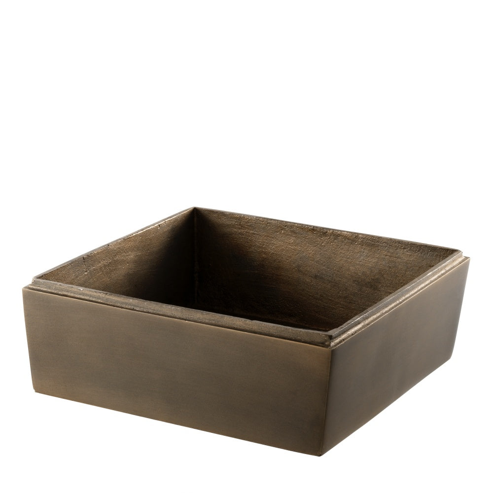 asbak ashtray eichholtz deluxe goudkleurig antique donker brons