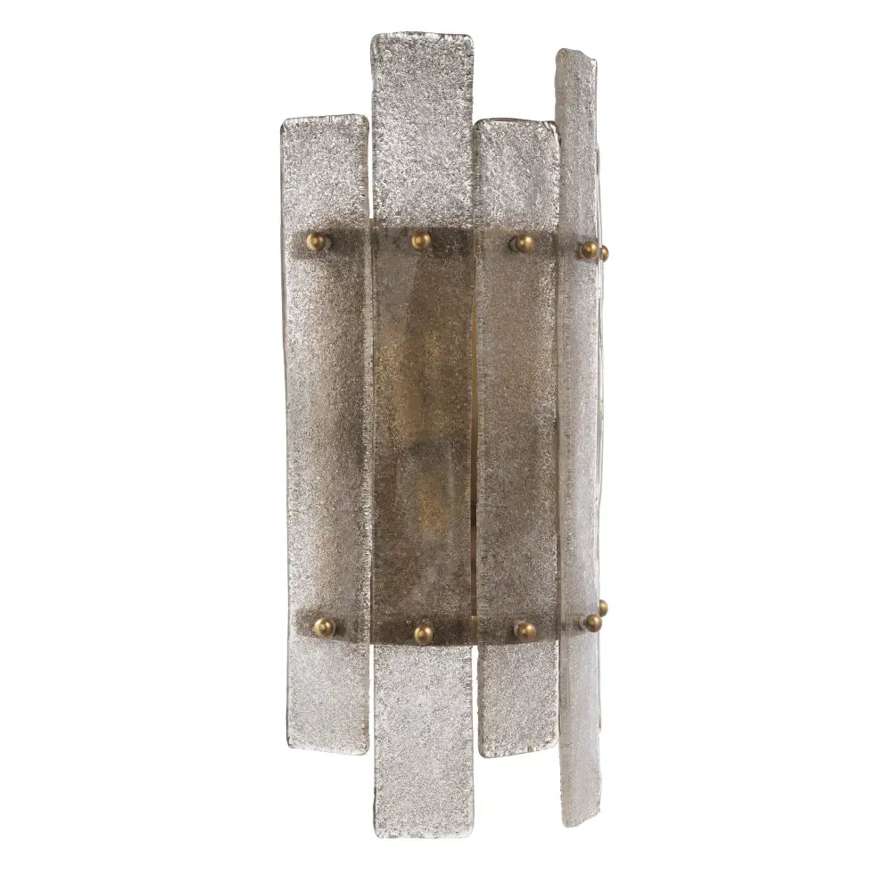 wand lamp eichholtz caprera structured glass smoke 