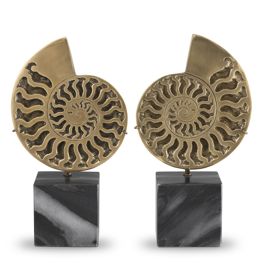 Eichholtz object Ammonite set of 2