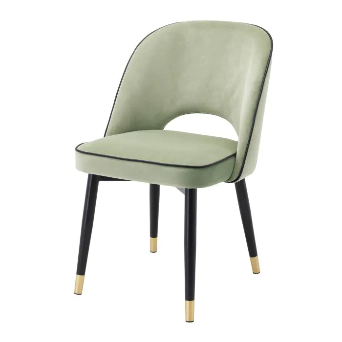 Eichholtz dining chair Cliff set of 2 pistachio green velvet