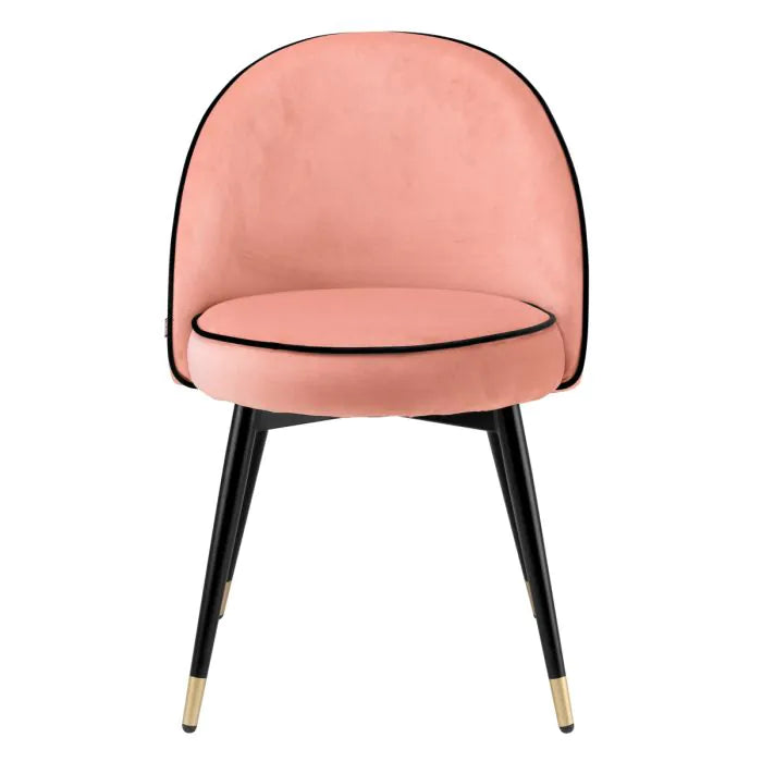 Eichholtz eetkamerstoel cooper roze velvet