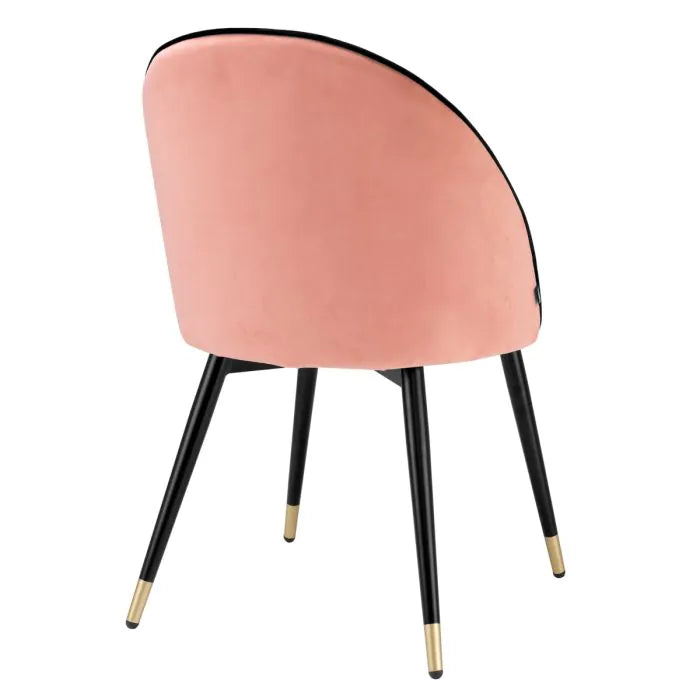 Eichholtz eetkamerstoel cooper roze velvet