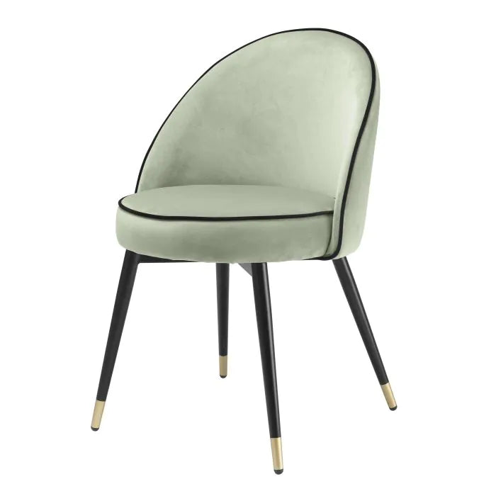 Eichholtz eetkamerstoel cooper pistache green velvet