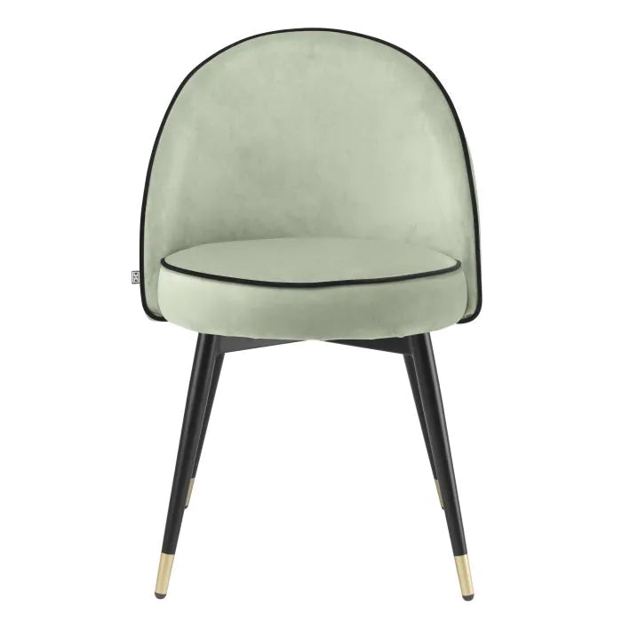 Eichholtz eetkamerstoel cooper pistache green velvet