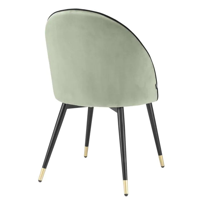Eichholtz eetkamerstoel cooper pistache green velvet